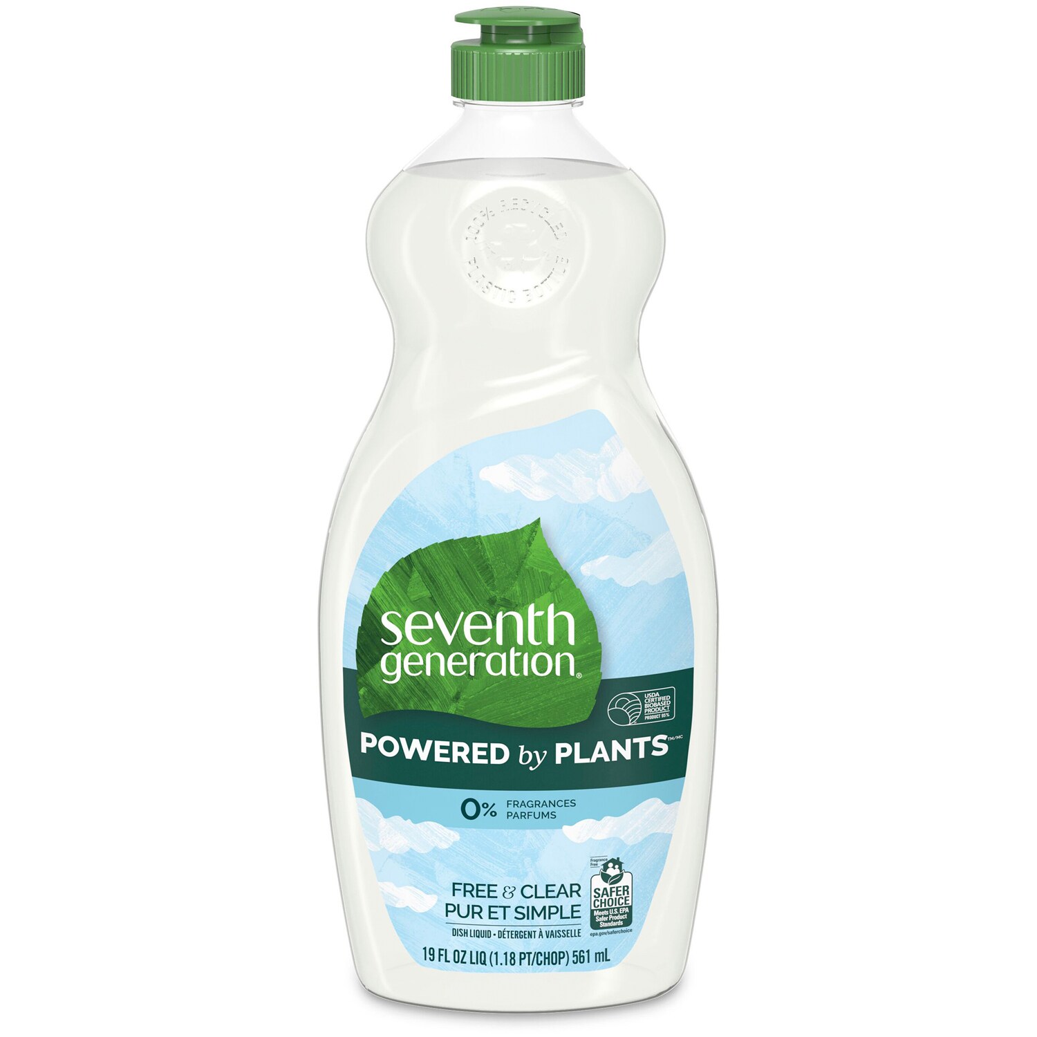 Seventh Generation Dish Liquid, Free & Clear