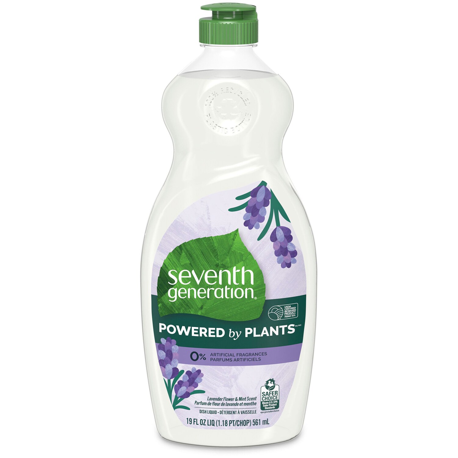 Seventh Generation Dish Liquid, Lavender Flower & Mint