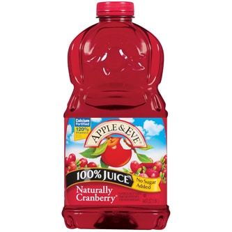 Apple & Eve Naturally Cranberry Juice, Plastic Bottle