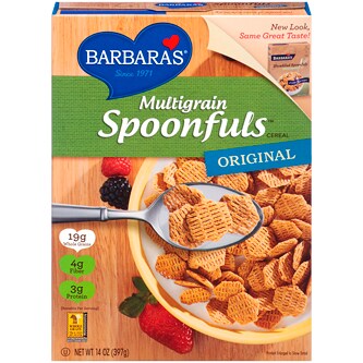 Barbara's Bakery Shredded Spoonfuls Cereal, Multigrain