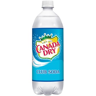 Canada Dry Club Soda, Plastic Bottle