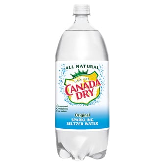 Canada Dry Sparkling Seltzer Water, Original, Plastic Bottle