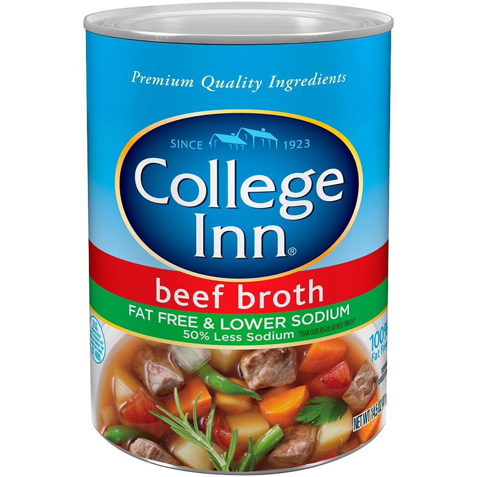Order College Inn Fat Free and Lower Sodium Beef Broth Fast Delivery