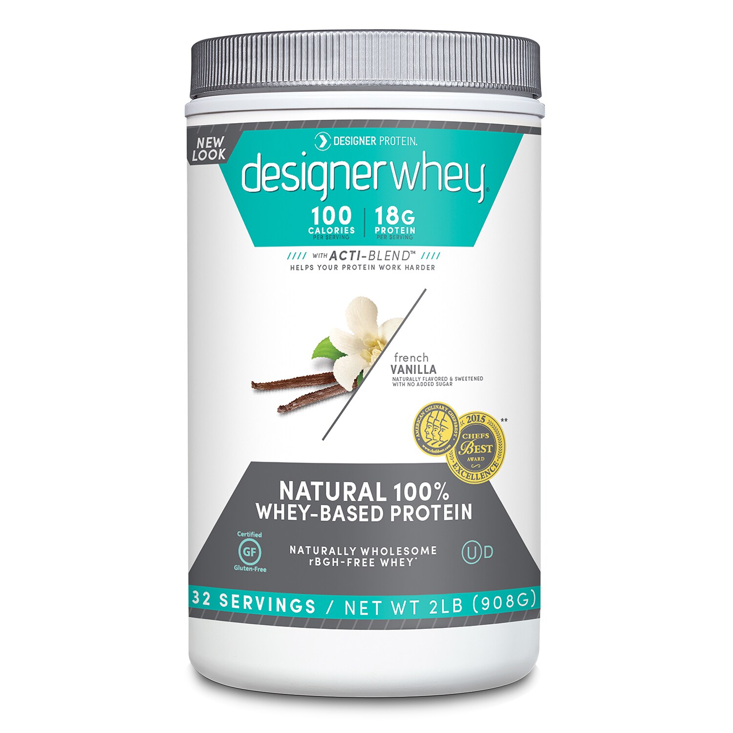 Designer Whey Protein Powder, French Vanilla
