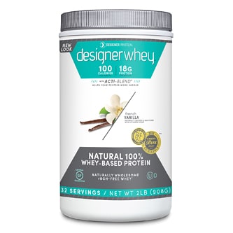 Designer Whey Protein Powder, French Vanilla