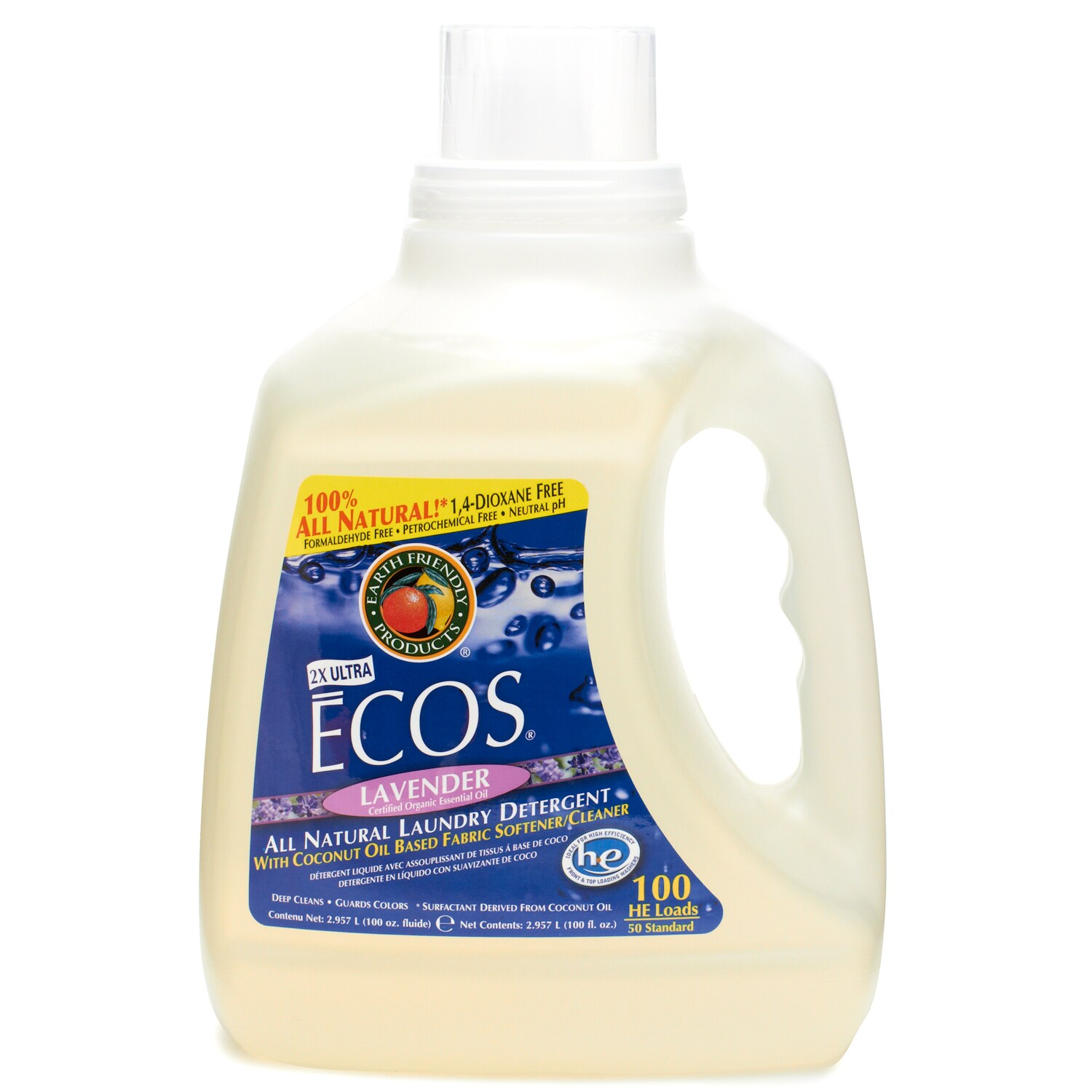 ECOS Hypoallergenic Laundry Detergent, Lavender 