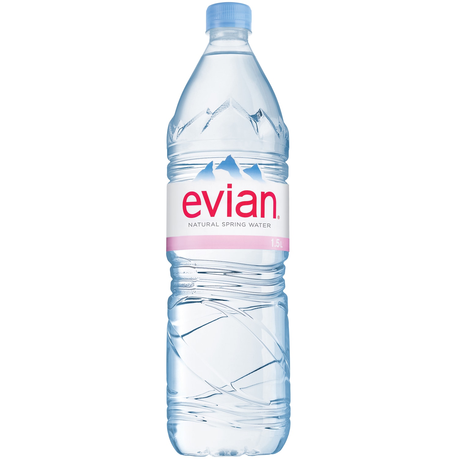 Evian Natural Spring Water, Plastic Bottle