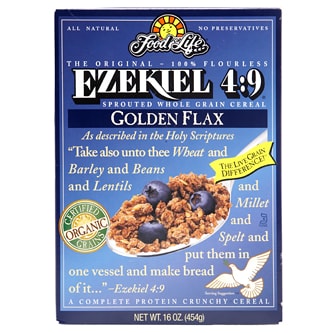 Food for Life Ezekiel 4:9 Organic Sprouted Whole Grain Cereal, Golden Flax