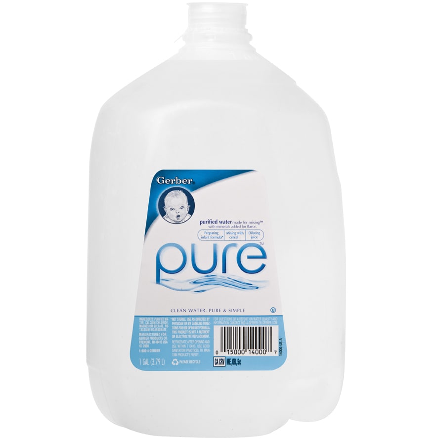Gerber Purified Water, Plastic Bottle