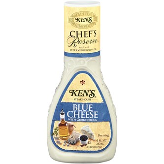 wishbone chunky blue cheese dressing Wish-Bone (2 x 15fl. oz.) 140 calories and 15 grams of fat for a range of regular blue cheese) Wish-Bone Dressing, Chunky Blue Cheese