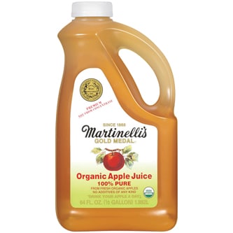 Martinelli's Gold Medal Organic Apple Juice, Plastic Bottle