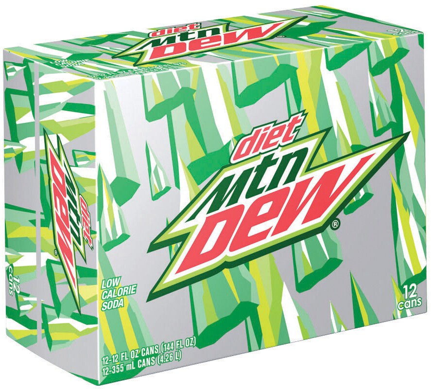 Diet Mountain Dew Citrus Soda, Cans