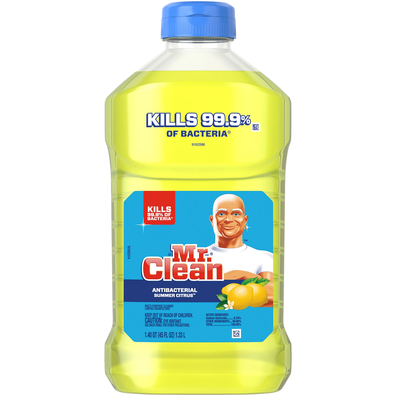 Mr. Clean Antibacterial All Purpose Liquid Cleaner, Summer Citrus
