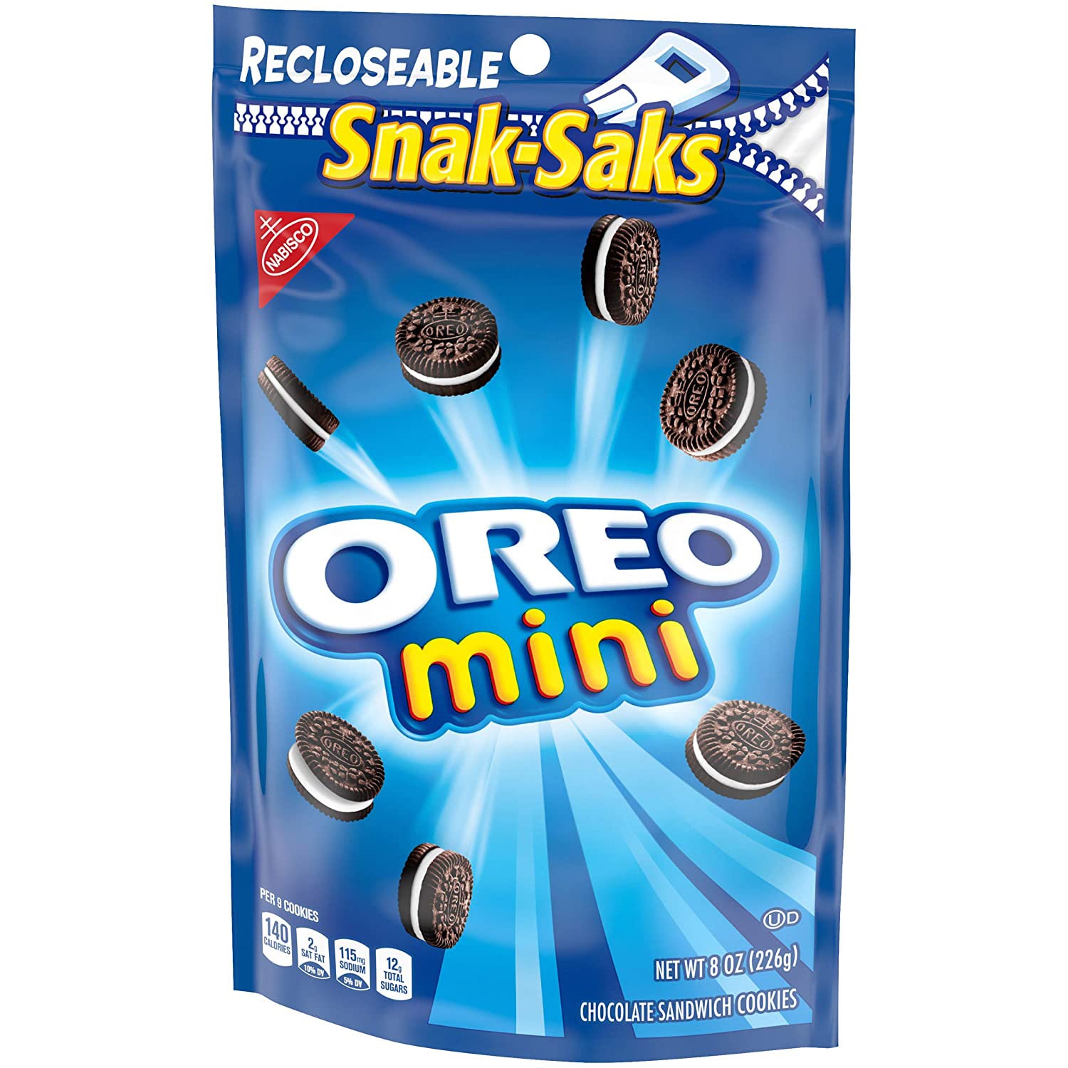 Nabisco Oreo Mini Chocolate Vanilla Cream Cookies