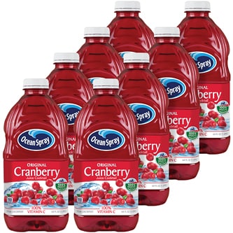 Ocean Spray Cranberry Juice Cocktail, Plastic Bottles