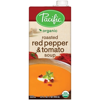 Pacific Organic Soup, Creamy Roasted Red Pepper and Tomato