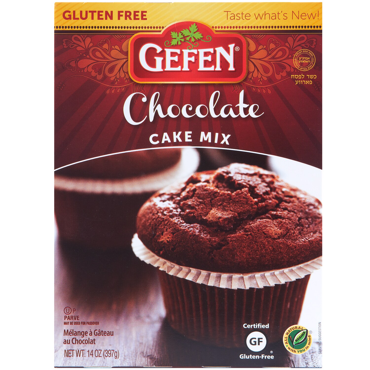 Gefen Gluten-Free Cake Mix, Chocolate