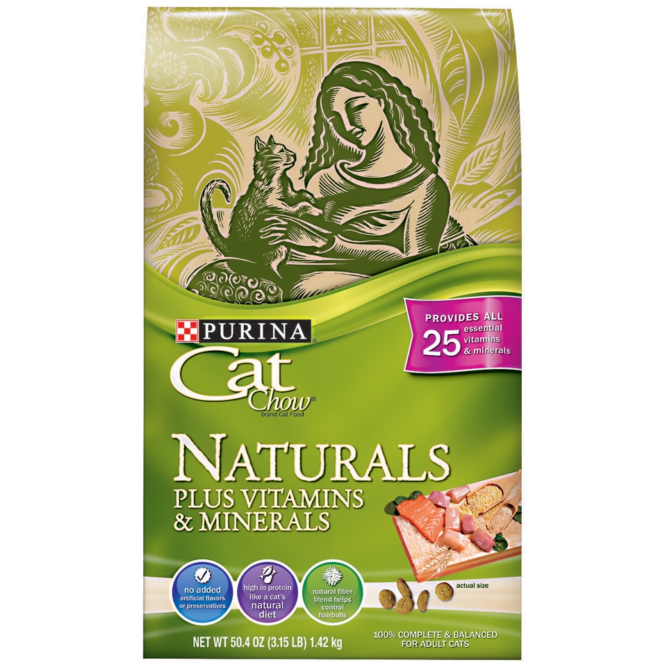 Purina Dry Cat Chow, Naturals Plus Vitamins and Minerals