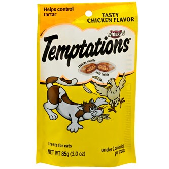 Whiskas Temptations Cat Treats, Tasty Chicken
