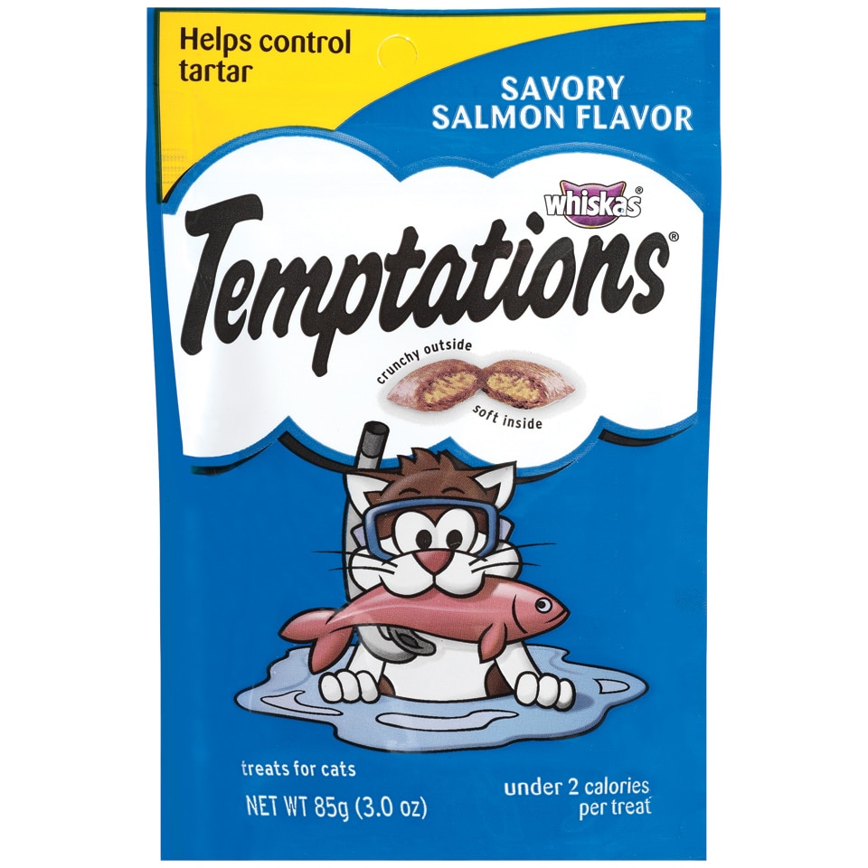 Whiskas Temptations Cat Treats, Savory Salmon