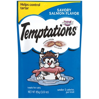 Whiskas Temptations Cat Treats, Savory Salmon
