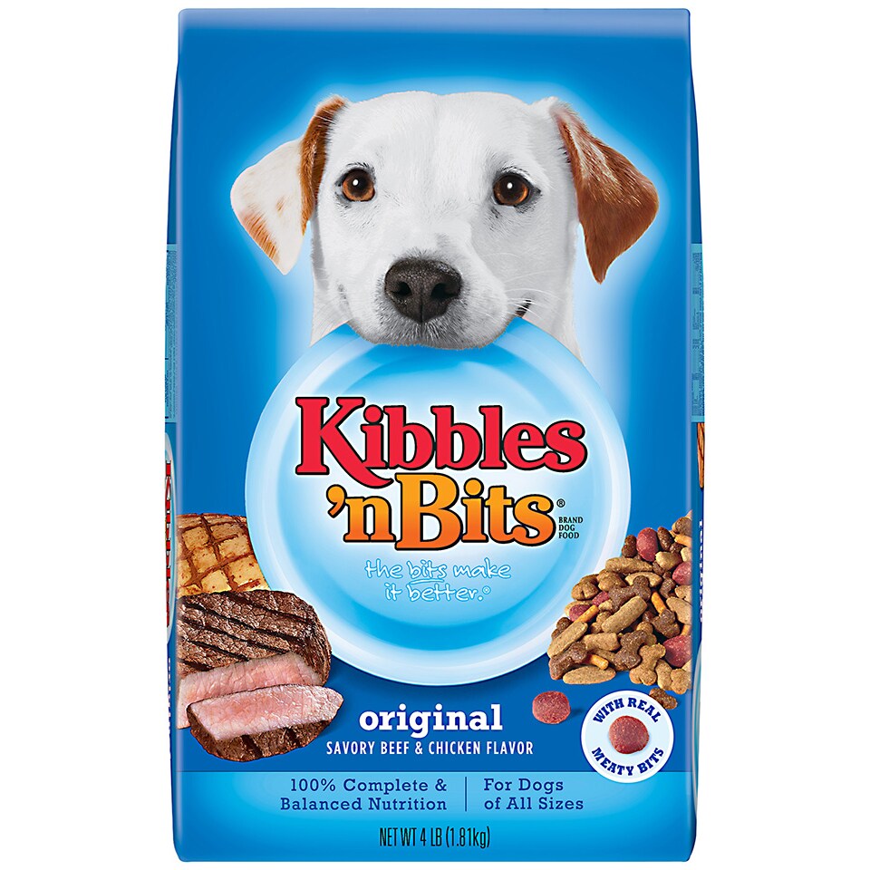 Kibbles 'n' Bits Dry Dog Food Original, Savory Beef and Chicken Flavor