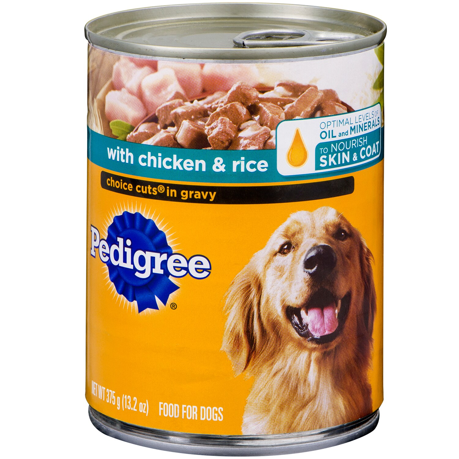 Pedigree Wet Dog Food, Choice Cuts in Gravy with Chicken and Rice