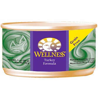 Wellness Natural Wet Cat Food, Turkey Formula