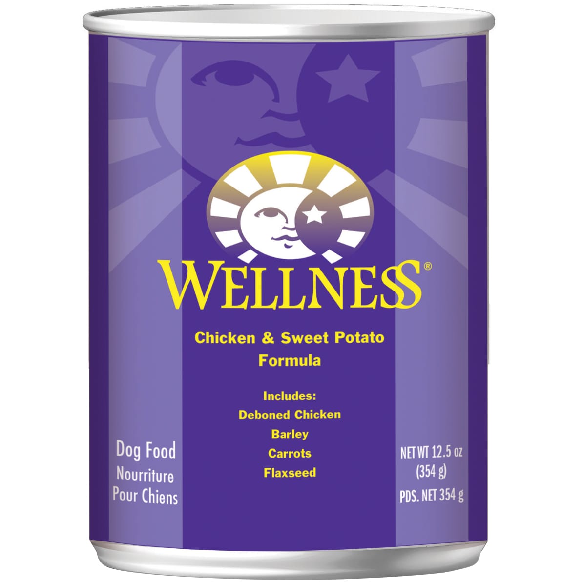 Wellness Natural Wet Dog Food, Chicken and Sweet Potato Formula