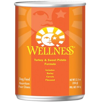 Wellness Natural Wet Dog Food, Turkey and Sweet Potato Formula