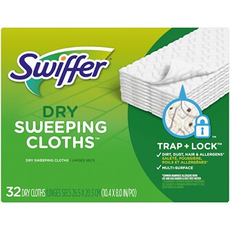 Swiffer Sweeper Dry Pad Refills, Unscented