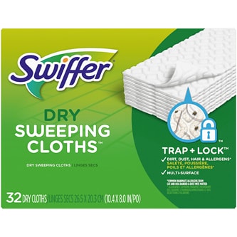 Swiffer Sweeper Dry Pad Refills, Unscented