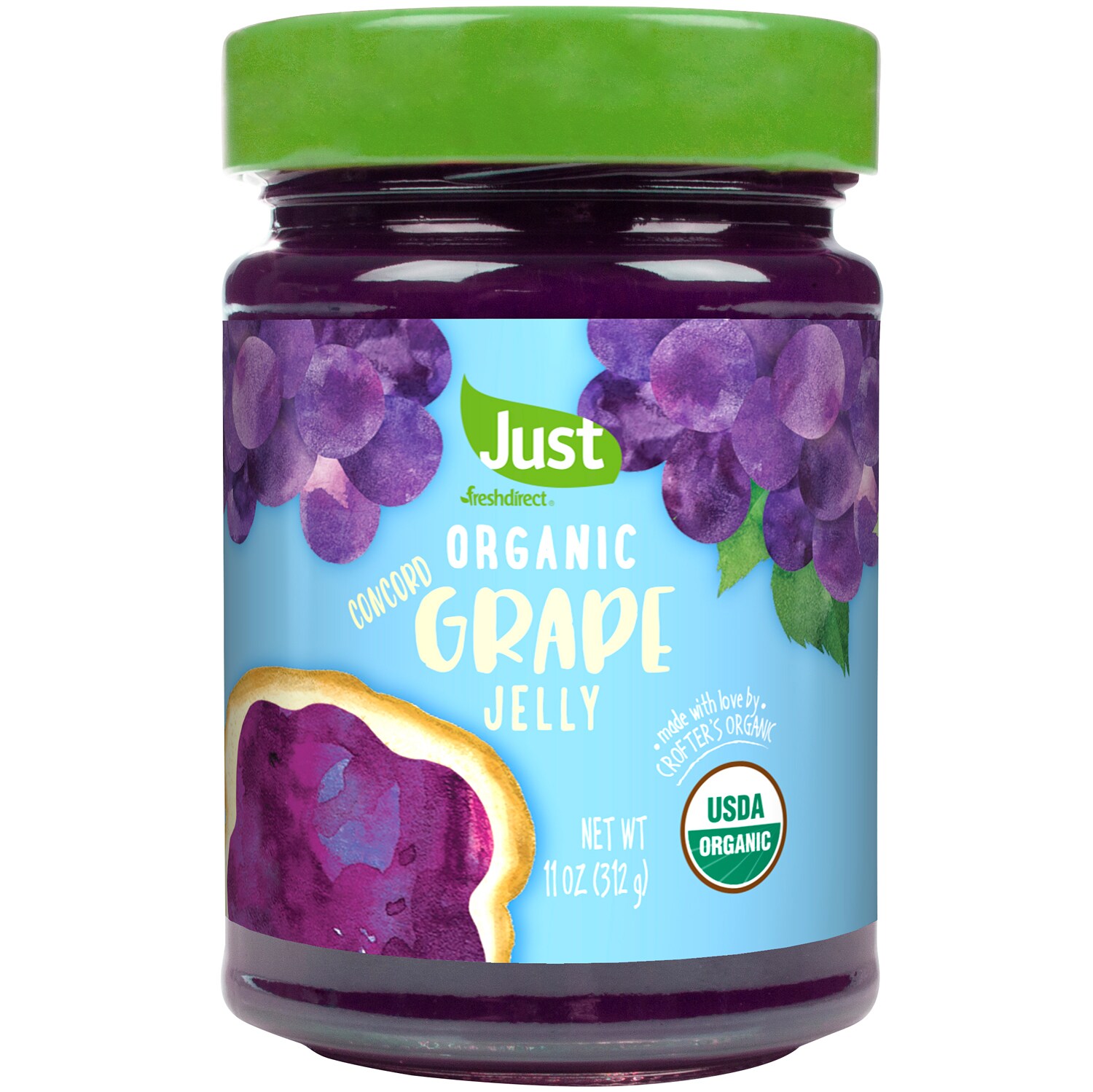 Just FreshDirect Organic Jelly, Concord Grape