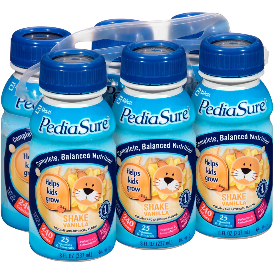 PediaSure Shake, Vanilla, Plastic Bottles