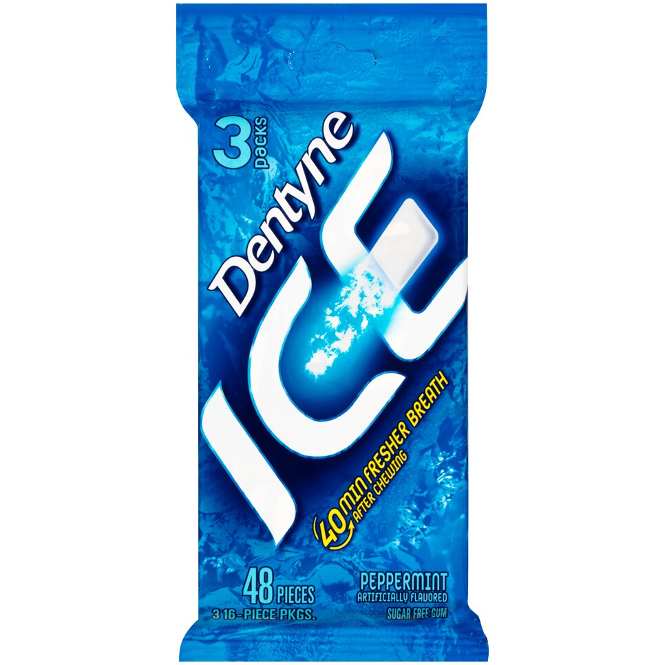 Dentyne Ice Sugar Free Gum, Peppermint