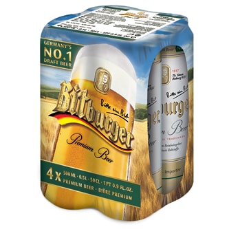Bitburger Premium Lager, Cans