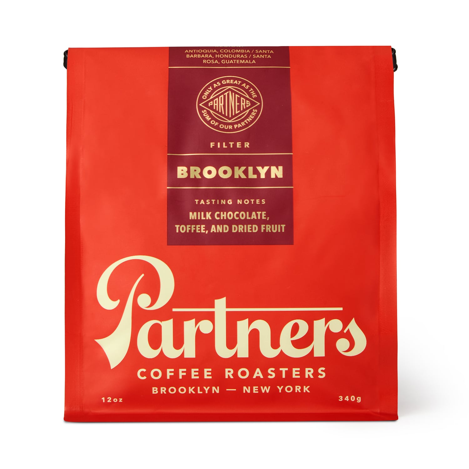 Partners Whole Bean Coffee, Brooklyn Blend