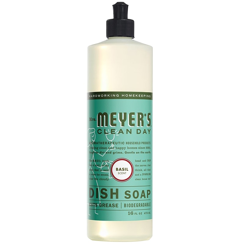 Mrs. Meyer's Clean Day Liquid Dish Soap, Basil