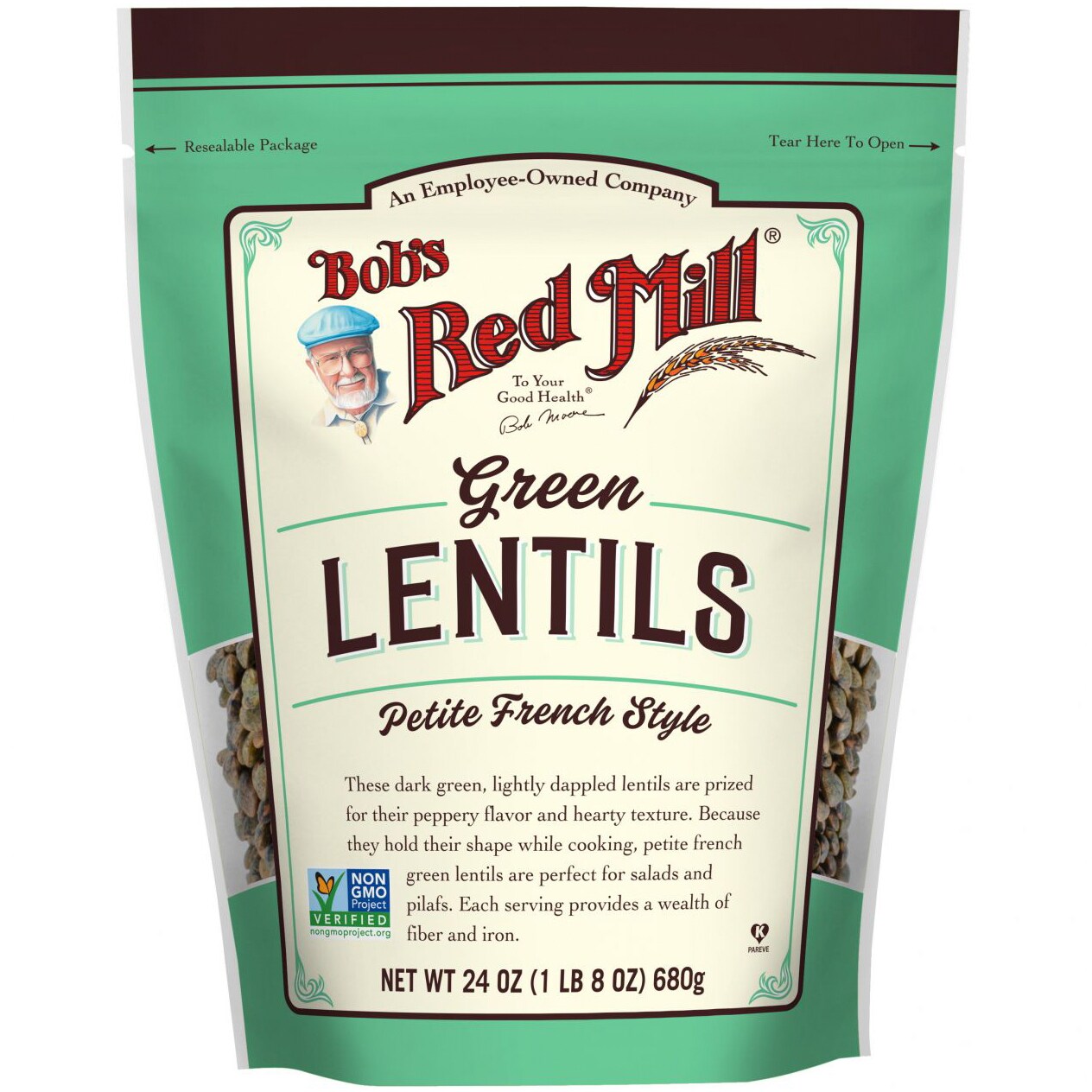 Bob's Red Mill Petite French Style Green Lentils