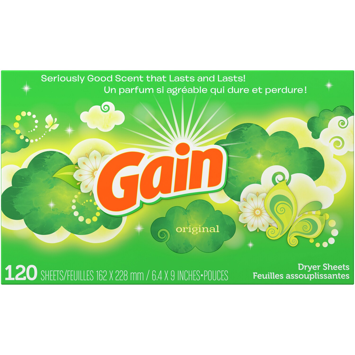 Gain Dryer Sheets, Original