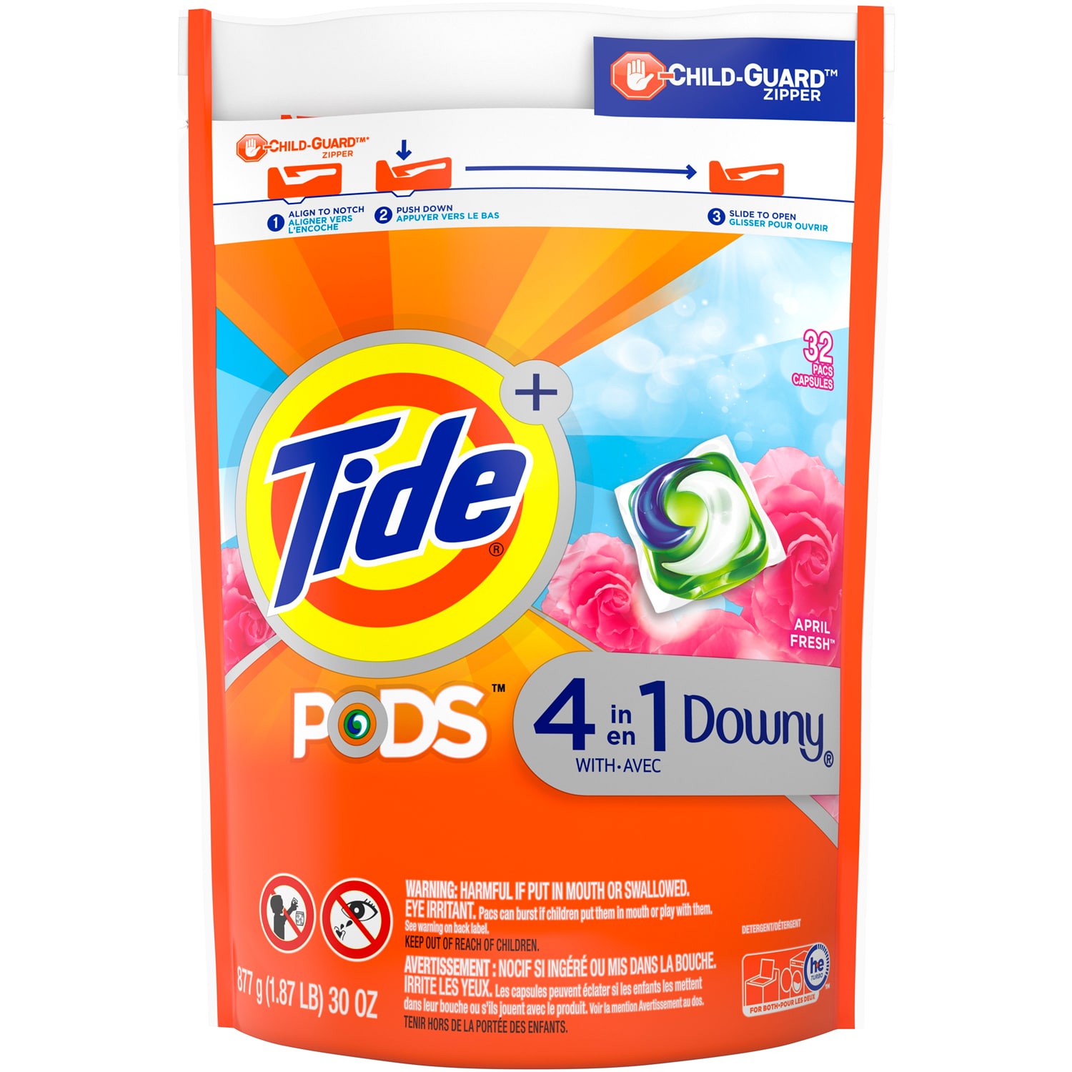 Tide Pods Laundry Detergent with Downy, April Fresh