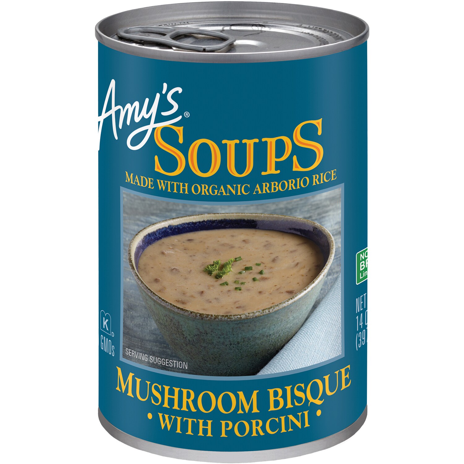 Amy's Soup, Mushroom Bisque with Porcini