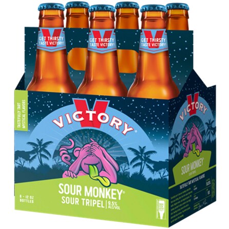 Victory Brewing Co. Sour Monkey, Glass Bottles