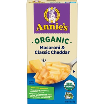 Annie's Organic Macaroni & Cheese, Classic Cheddar