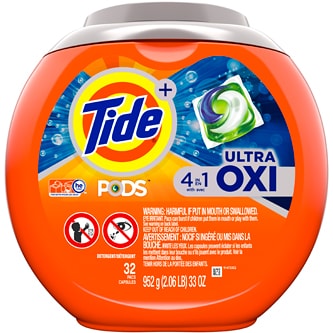 Tide Pods Ultra Oxi Laundry Detergent