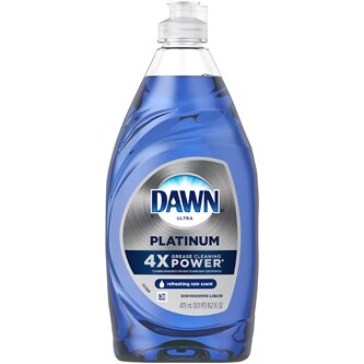Dawn Ultra Platinum Dishwashing Liquid, Refreshing Rain Scent