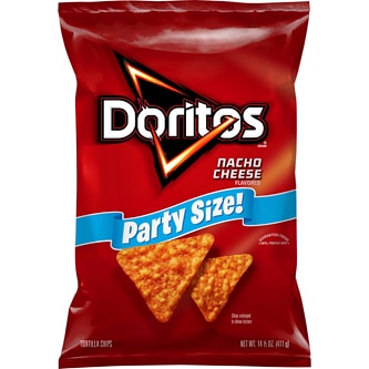 Doritos Nacho Cheese Tortilla Chips, Party Size