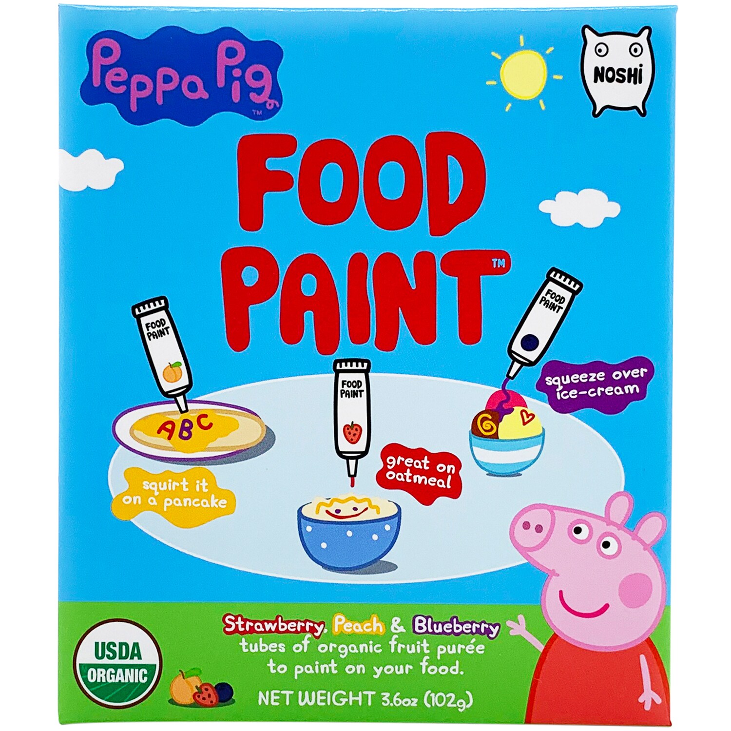 Noshi Peppa Pig Organic Food Paint