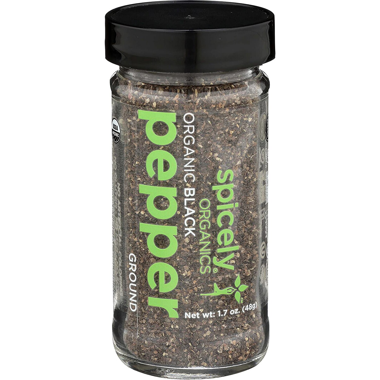 Spicely Organics Ground Black Pepper