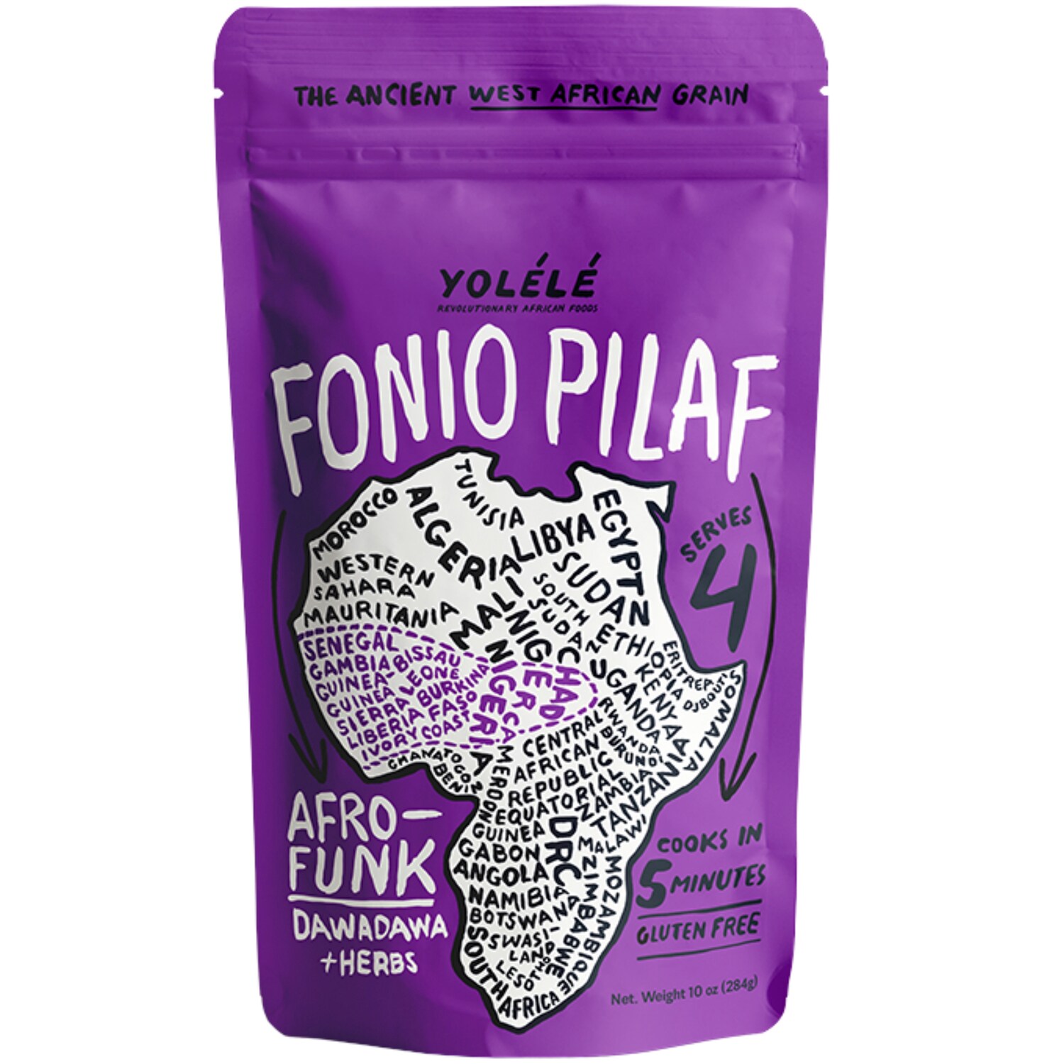Yolélé Gluten Free Fonio Pilaf, Afro-Funk